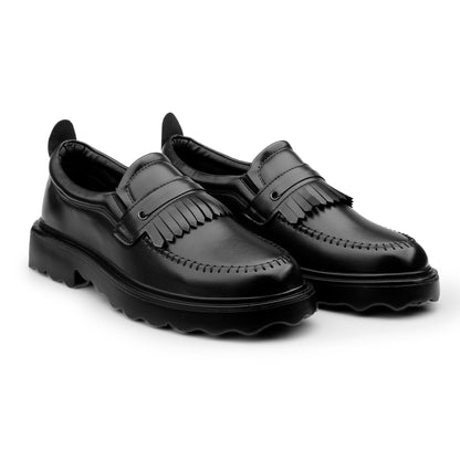 Men's Classic Tassel Loafers – Faux leatherSlip-On Dress Shoes