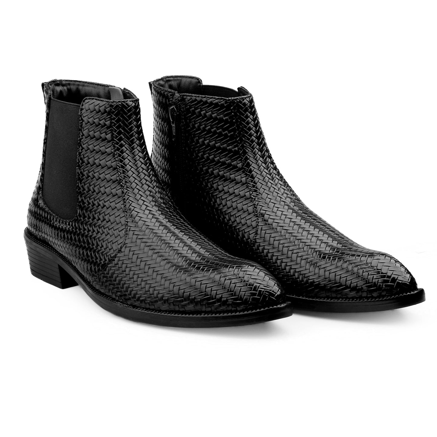 Height Increasing Chelsea Ankle Boots for Men