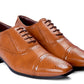 Men's Height Increasing Faux Leather Oxford Semi Brogue Formal Lace-Up Shoes