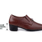 BXXY Men's Formal and Casual Wear Height Increasing Slip-On Stylish and Latest Buckle Shoes