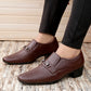 BXXY Men's Formal and Casual Wear Height Increasing Slip-On Stylish and Latest Buckle Shoes