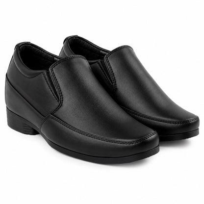 BXXY Mens 3 Inches Hidden Height Increasing Formal Wear Slipon Shoes