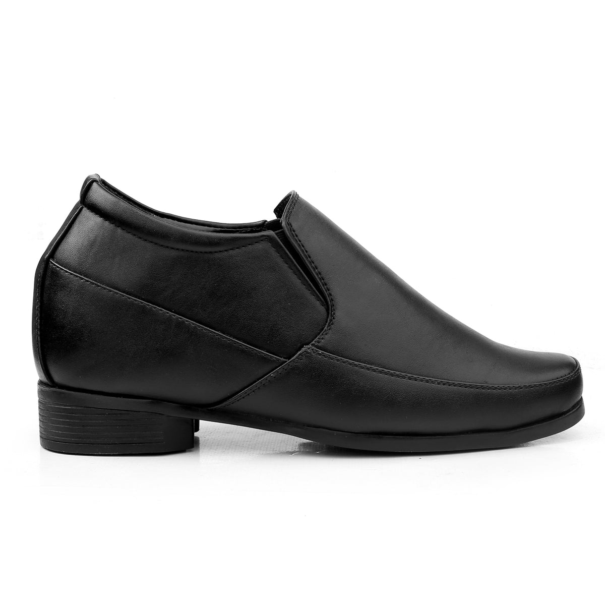 BXXY Mens 3 Inches Hidden Height Increasing Formal Wear Slipon Shoes
