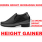 BXXY Men's Hidden Height Increasing Office Wear Formal Slip-on Shoes
