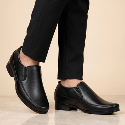 BXXY Mens 3 Inches Hidden Height Increasing Formal Wear Slipon Shoes