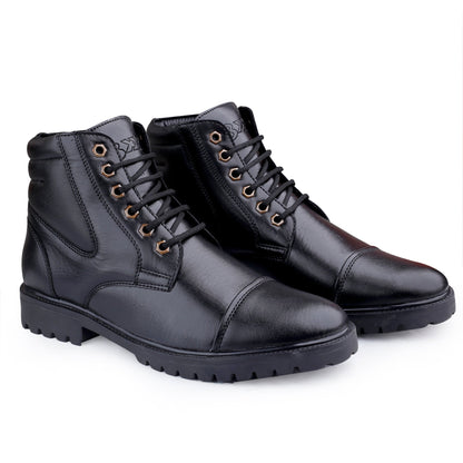 Bxxy's Vegan Leather Ankle Boots for Men