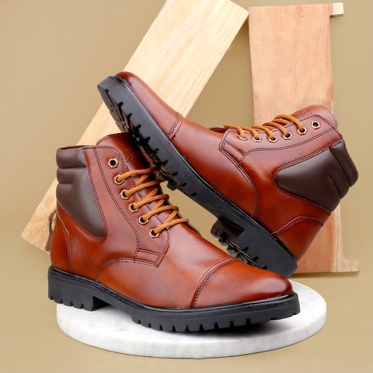 Men's Ankle Lace-up Boots for All Seasons