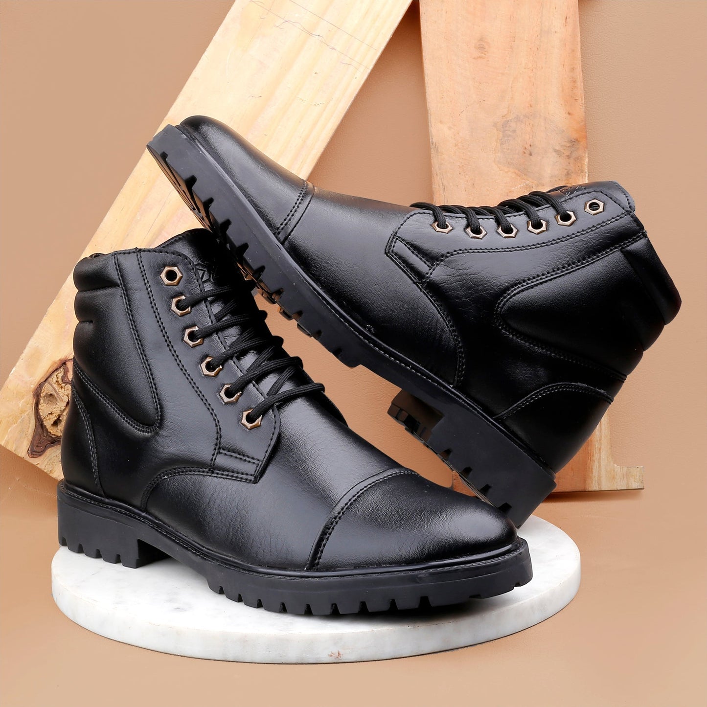 Bxxy's Lace-up Ankle Stylish Boots for Men