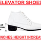 Men's Elevator Faux Leather Office Wear Boots