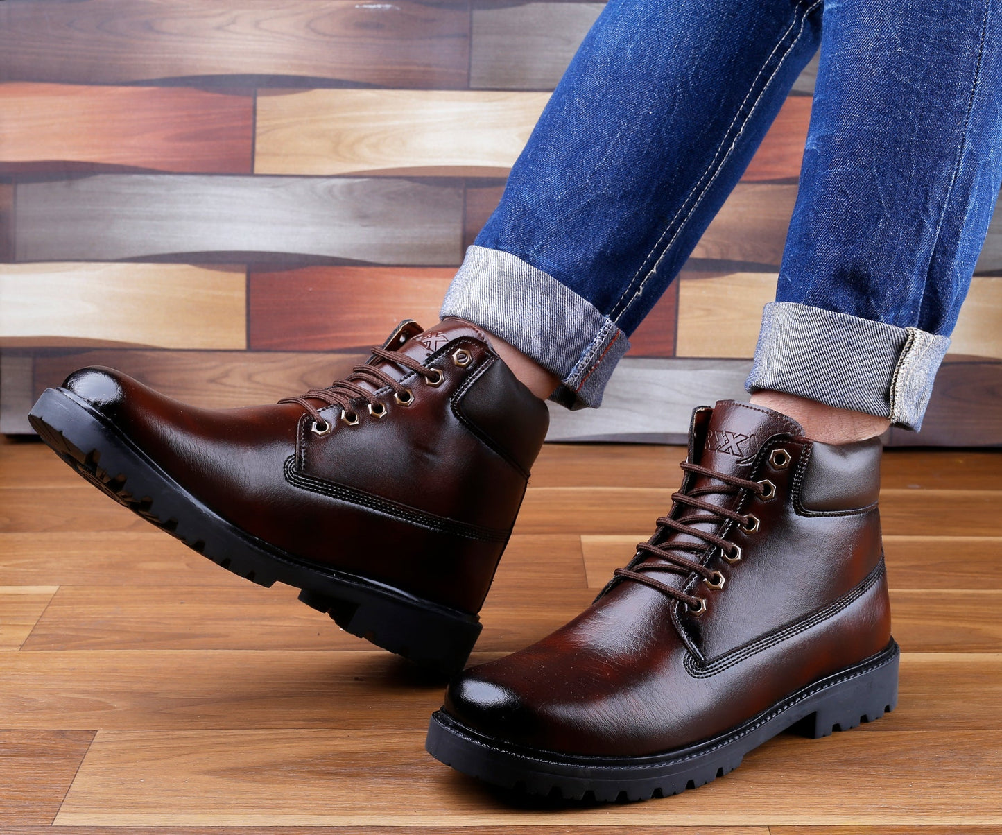 Bxxy's Vegan Leather Ankle Boots for Men