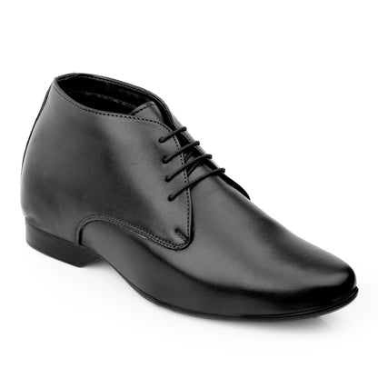 9 cm (3.5 Inch) Hidden Height Increasing Lace-Up Derby Shoes