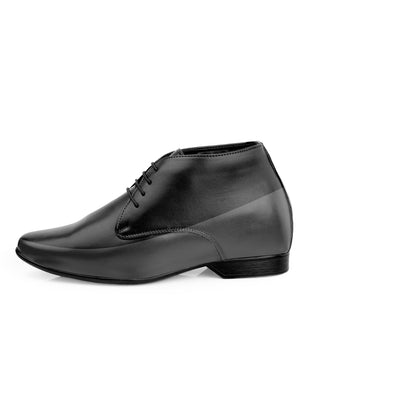 Mens 9 cm Hidden Height Increasing Lace Up Derby Shoes
