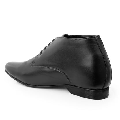 9 cm (3.5 Inch) Hidden Height Increasing Lace-Up Derby Shoes