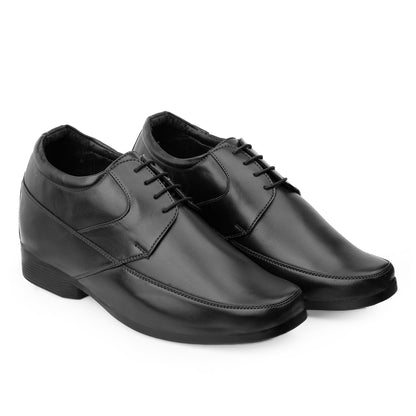 BXXY's 3 inch Hidden Height Increasing Lace-Up Formal Shoes for Men