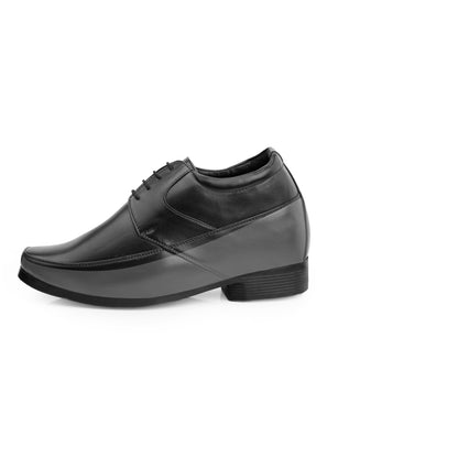 BXXY's 3 inch Hidden Height Increasing Lace-Up Formal Shoes for Men