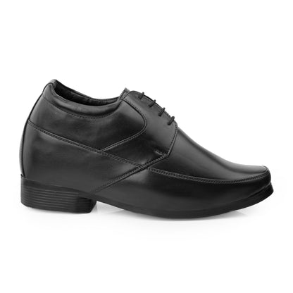BXXY's 3 inch Hidden Height Increasing Lace-Up Formal Shoes for Men