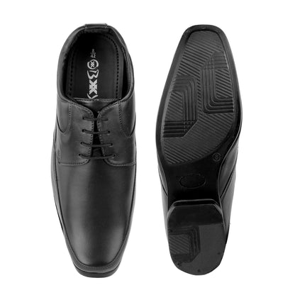BXXY's 3 inch Hidden Height Increasing Lace-Up Formal Shoes for Men