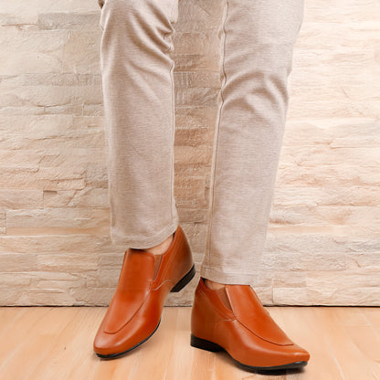Men's 9 cm (3.5 Inch) Hidden Height Increasing Premium Range Slip-ons