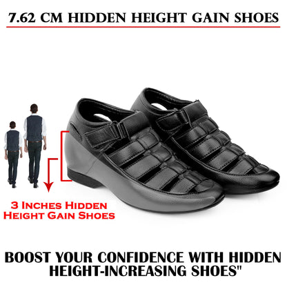 BXXY Mens Casual Hidden Height Sandals Premium Comfort And Style