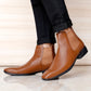 Bxxy Men's Vegan Leather Chelsea Boots For All Seasons