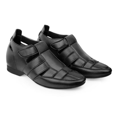 BXXY 3 Inch (7.6 cm) Hidden Height Increasing Casual Roman Sandals for Men