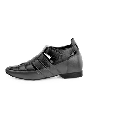 BXXY 3 Inch (7.6 cm) Hidden Height Increasing Casual Roman Sandals for Men