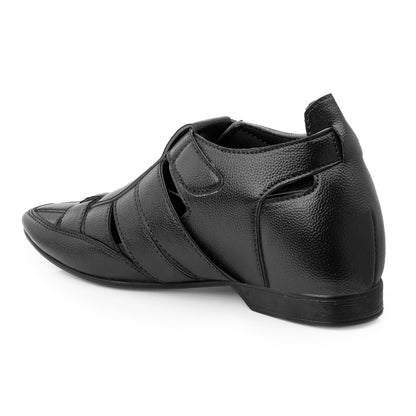 BXXY 3 Inch (7.6 cm) Hidden Height Increasing Casual Roman Sandals for Men