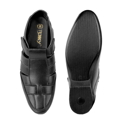 BXXY 3 Inch (7.6 cm) Hidden Height Increasing Casual Roman Sandals for Men