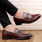 Men's Formal Slip-on Synthetic Black Shoes