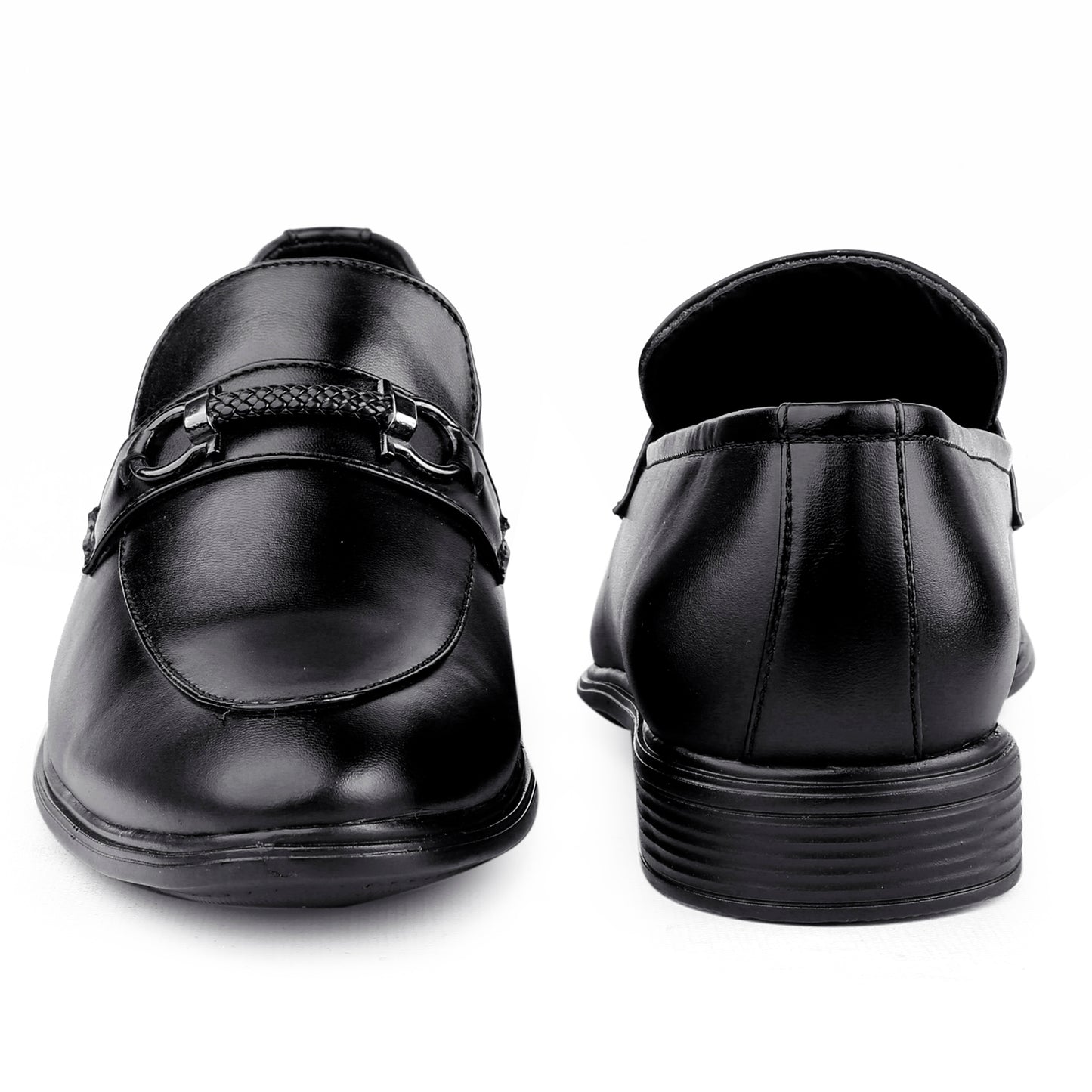 Men's Formal Slip-on Synthetic Black Shoes