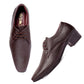 Men/s Height Increasing Derby Faux Upper Formal Wear Black Lace Up Shoes