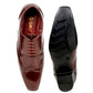 BXXY Men's Height Increasing Formal Brogue Faux Leather Oxford Shoes