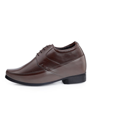BXXY's 3 inch Hidden Height Increasing Lace-Up Formal Shoes for Men