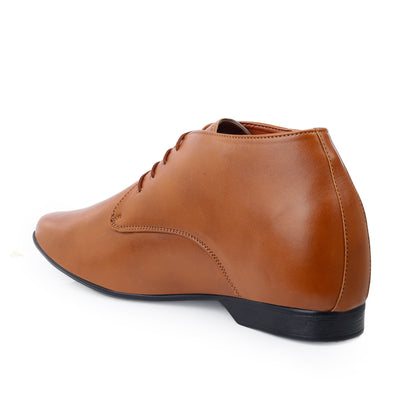Mens 9 cm Hidden Height Increasing Lace Up Derby Shoes