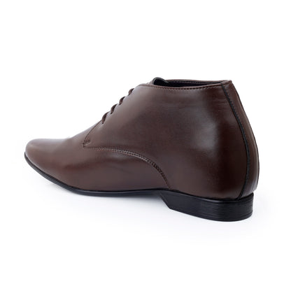 Mens 9 cm Hidden Height Increasing Lace Up Derby Shoes