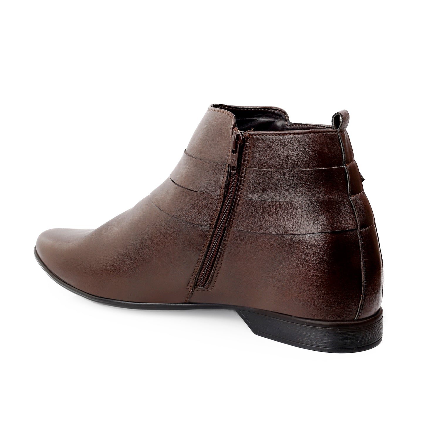BXXY 3.5 Inch Hidden Height Increasing Formal Derby Boots For Men
