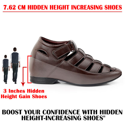 BXXY Mens Casual Hidden Height Sandals Premium Comfort And Style