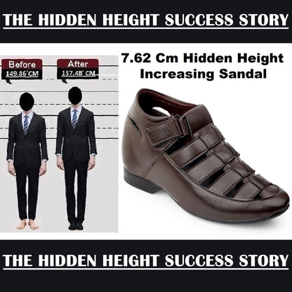 BXXY Mens Casual Hidden Height Sandals Premium Comfort And Style