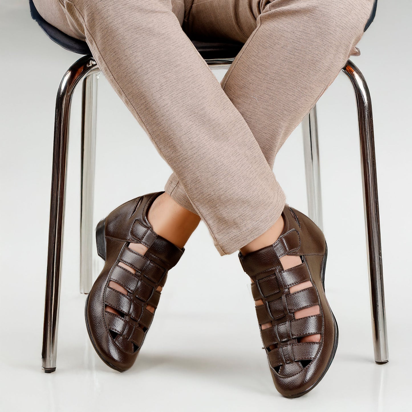 BXXY Mens Casual Hidden Height Sandals Premium Comfort And Style