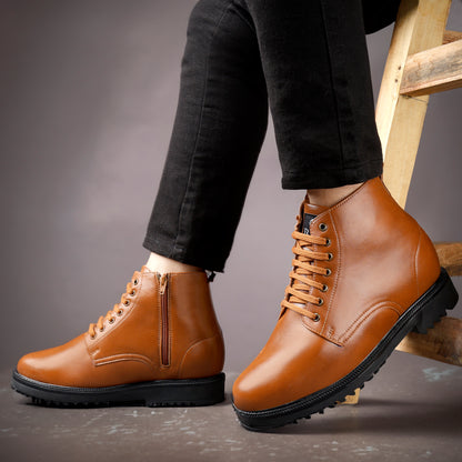 Elevator Boots Tan - 4 Inches (10CM)
