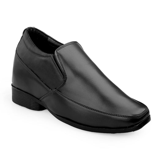 BXXY Men’s 3 Inches (7.62CM) Hidden Height Increasing Formal Slip-on Shoes