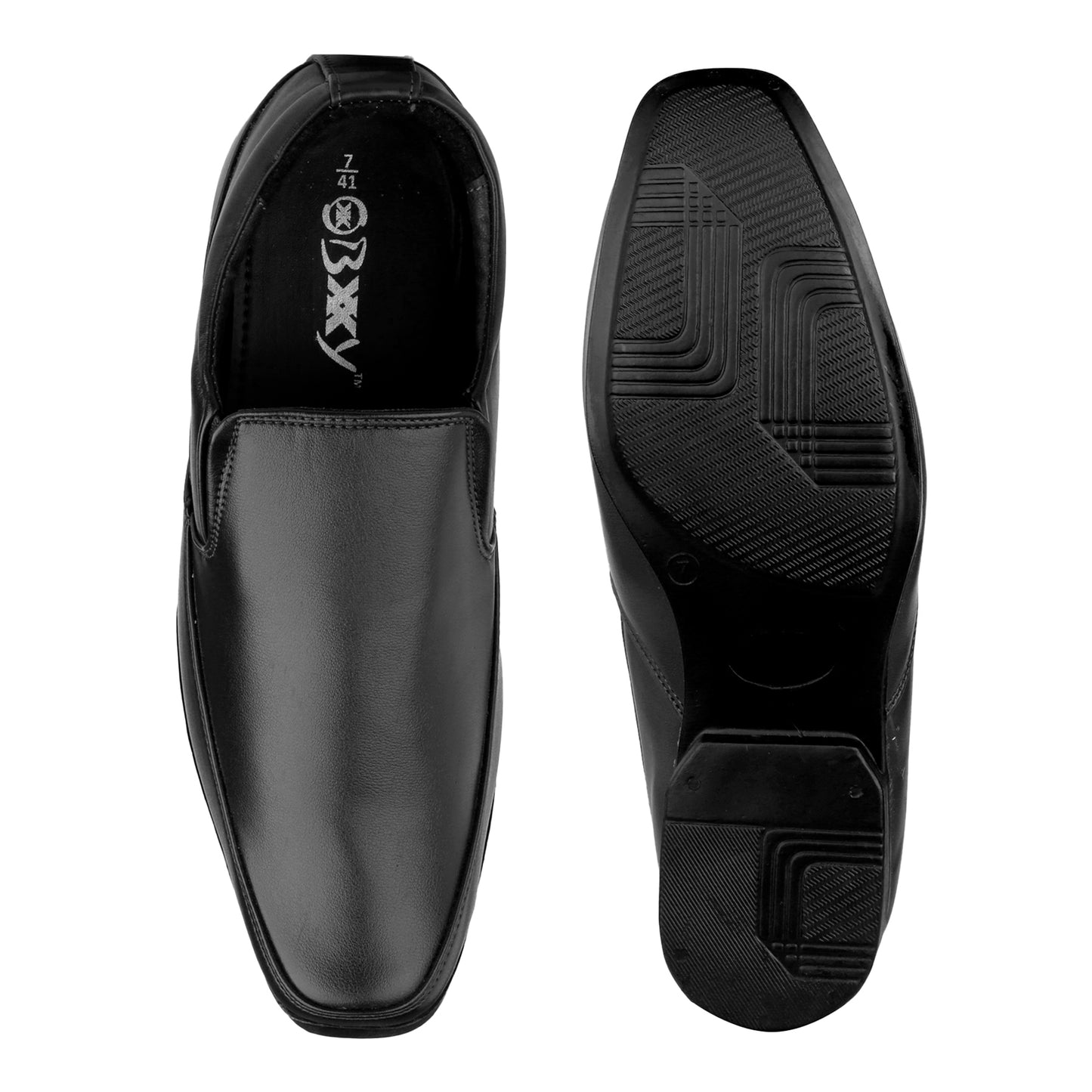 BXXY Men’s 3 Inches (7.62CM) Hidden Height Increasing Formal Slip-on Shoes