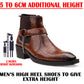 Men's 5-6CM Height Increasing Boot