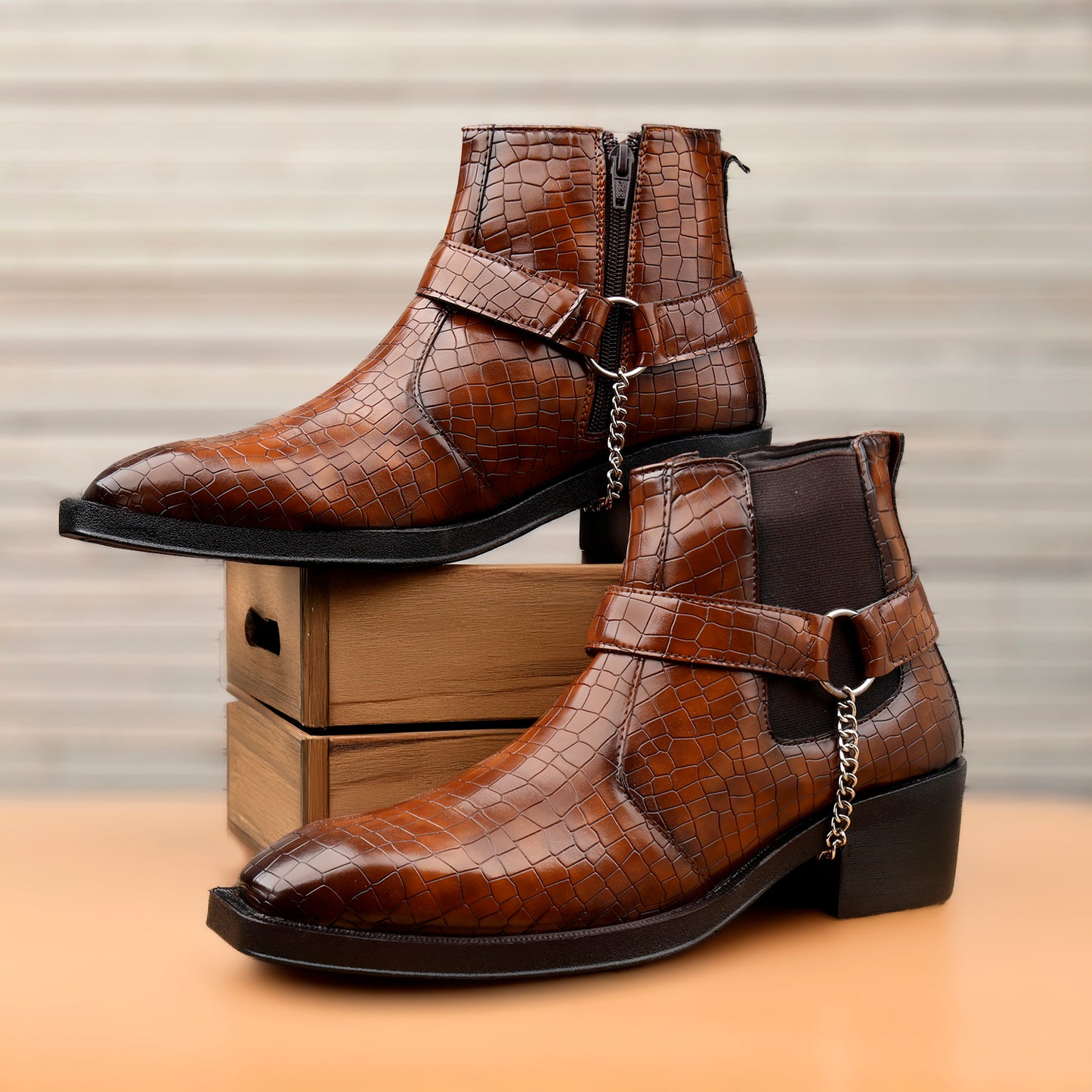 Men's 5-6CM Height Increasing Boot