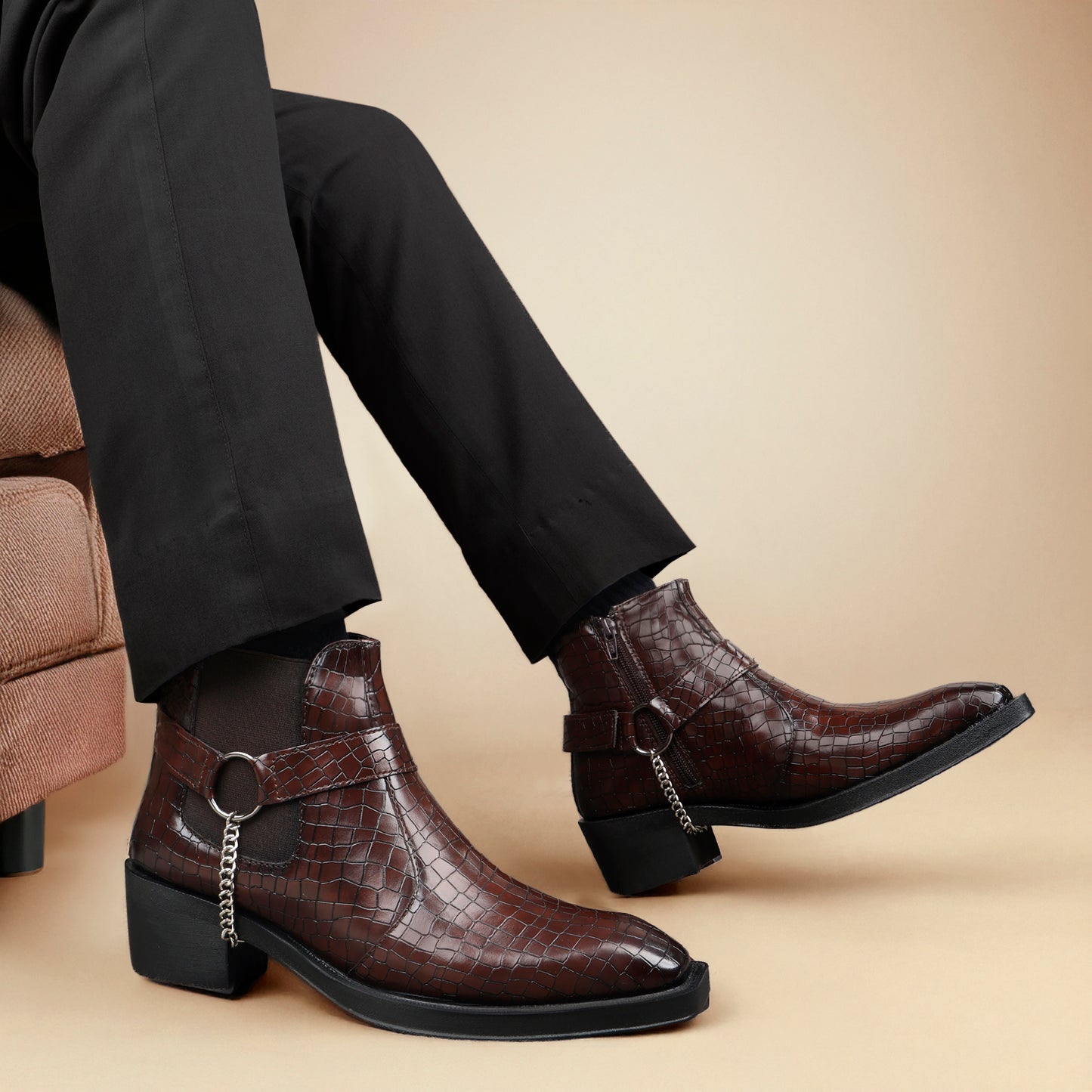 Men's 5-6CM Height Increasing Boot