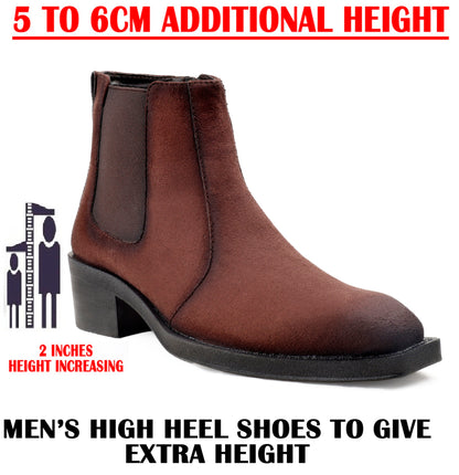 Men’s 5–6 CM Invisible Height Boost Boots