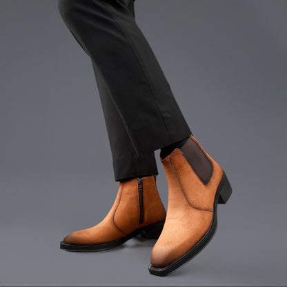 Men’s 5–6 CM Invisible Height Boost Boots