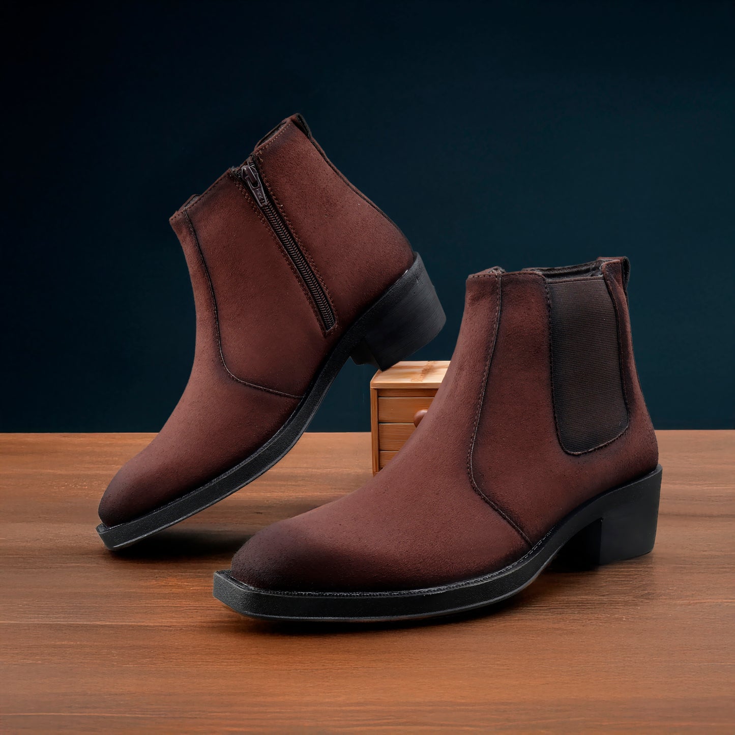 Men’s 5–6 CM Invisible Height Boost Boots