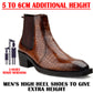 Men’s 2 Inch Heel Height Boots – Stylish Elevation with Comfort