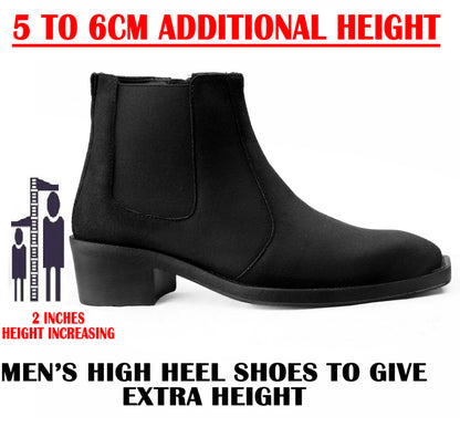 Men’s 5–6 CM Invisible Height Boost Boots